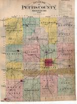 Pettis County Outline Map, Pettis County 1916